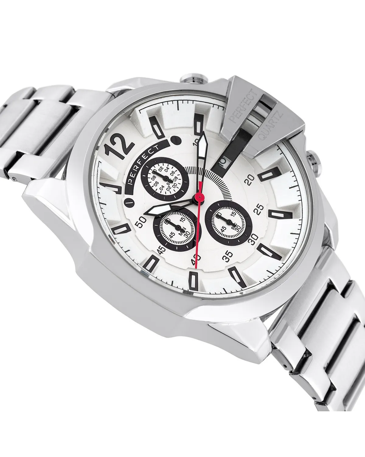 ZEGAREK MĘSKI PERFECT M513CH-01 - CHRONOGRAF (zp387b) + BOX ZEGAREK MĘSKI PERFECT M513CH-01 - CHRONOGRAF (zp387b) + BOX