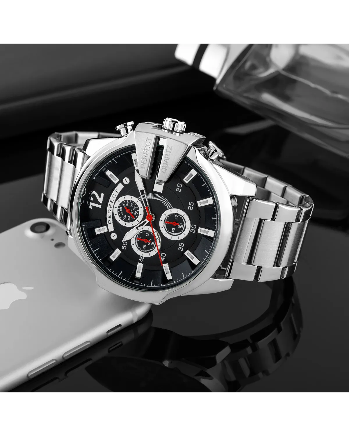 ZEGAREK MĘSKI PERFECT M513CH-03 - CHRONOGRAF (zp387c) + BOX ZEGAREK MĘSKI PERFECT M513CH-03 - CHRONOGRAF (zp387c) + BOX