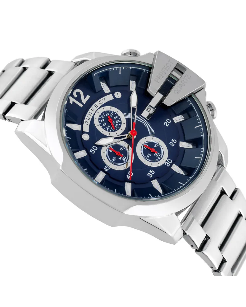 ZEGAREK MĘSKI PERFECT M513CH-04 - CHRONOGRAF (zp387d) + BOX ZEGAREK MĘSKI PERFECT M513CH-04 - CHRONOGRAF (zp387d) + BOX