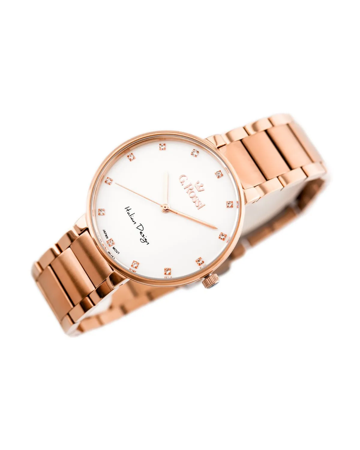 ZEGAREK G. ROSSI - 11155B2-3D3 (zg784e) r.gold + BOX ZEGAREK G. ROSSI - 11155B2-3D3 (zg784e) r.gold + BOX