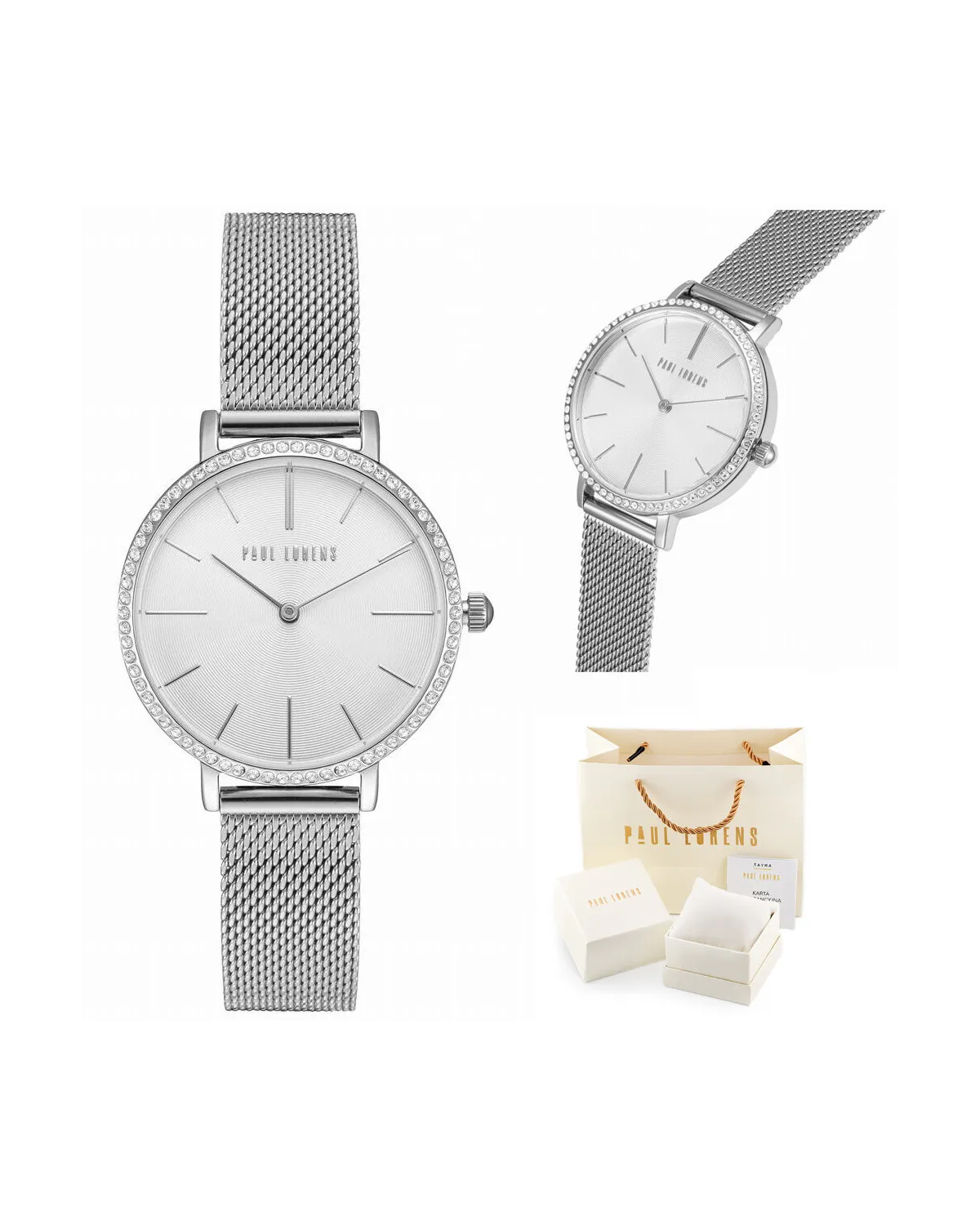 ZEGAREK DAMSKI PAUL LORENS - PL12894B-3C1 (zg553b) + BOX ZEGAREK DAMSKI PAUL LORENS - PL12894B-3C1 (zg553b) + BOX