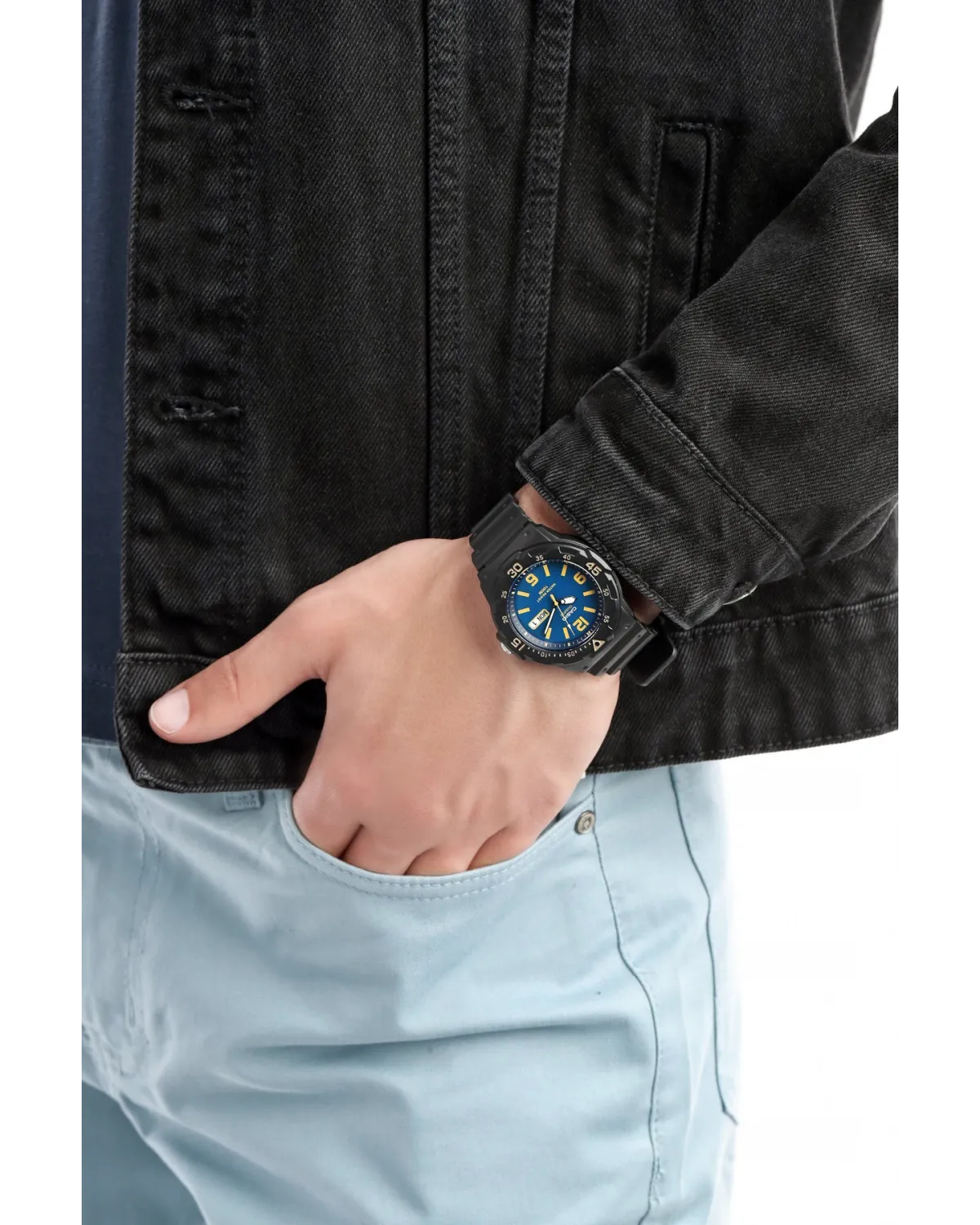 ZEGAREK MĘSKI CASIO MRW-200H-2B3 (zd147e) + BOX ZEGAREK MĘSKI CASIO MRW-200H-2B3 (zd147e) + BOX