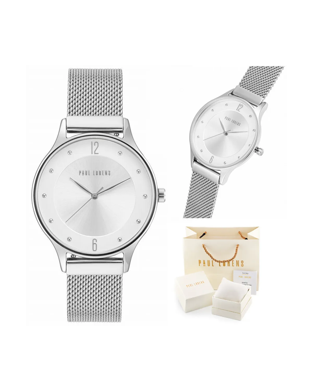 ZEGAREK DAMSKI PAUL LORENS -  PL10317B9-3C1 (zg541b) + BOX