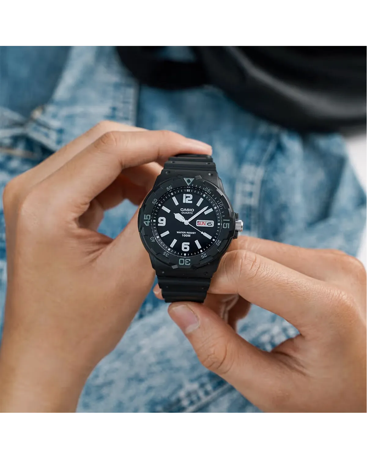 ZEGAREK MĘSKI CASIO MRW-200H-1B2 (zd147b) + BOX ZEGAREK MĘSKI CASIO MRW-200H-1B2 (zd147b) + BOX
