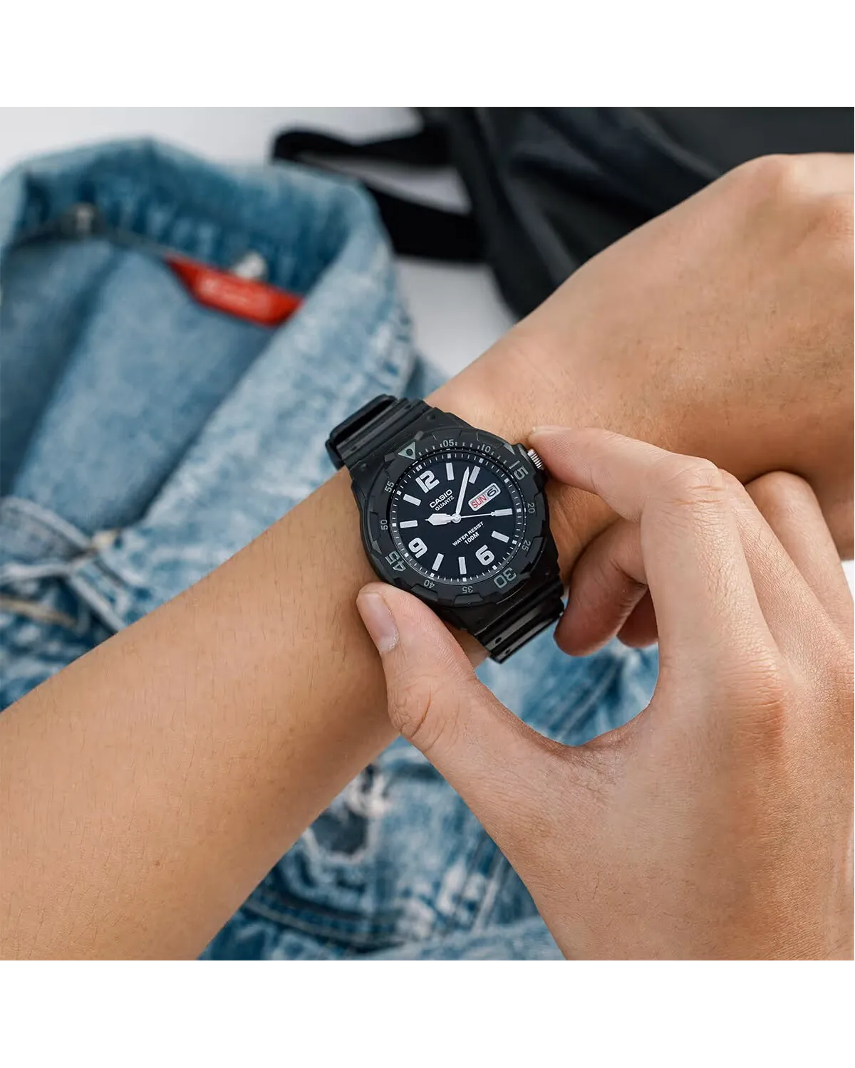 ZEGAREK MĘSKI CASIO MRW-200H-1B2 (zd147b) + BOX ZEGAREK MĘSKI CASIO MRW-200H-1B2 (zd147b) + BOX