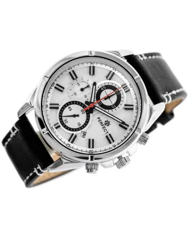 ZEGAREK MĘSKI PERFECT CH03L - CHRONOGRAF (zp352a) + BOX ZEGAREK MĘSKI PERFECT CH03L - CHRONOGRAF (zp352a) + BOX