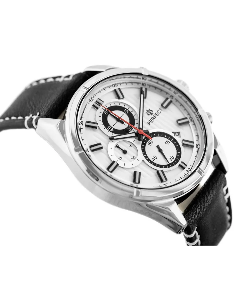 ZEGAREK MĘSKI PERFECT CH03L - CHRONOGRAF (zp352a) + BOX ZEGAREK MĘSKI PERFECT CH03L - CHRONOGRAF (zp352a) + BOX
