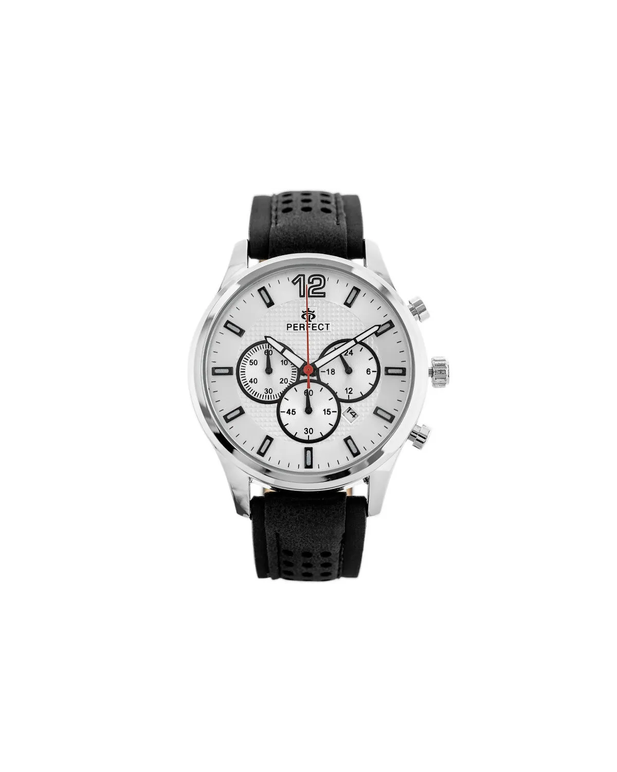 ZEGAREK MĘSKI PERFECT CH01L - CHRONOGRAF (zp354a) + BOX ZEGAREK MĘSKI PERFECT CH01L - CHRONOGRAF (zp354a) + BOX