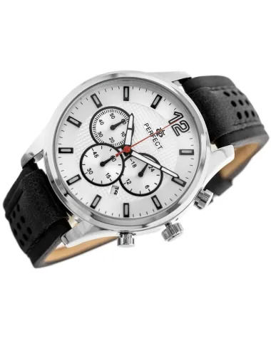 ZEGAREK MĘSKI PERFECT CH01L - CHRONOGRAF (zp354a) + BOX ZEGAREK MĘSKI PERFECT CH01L - CHRONOGRAF (zp354a) + BOX