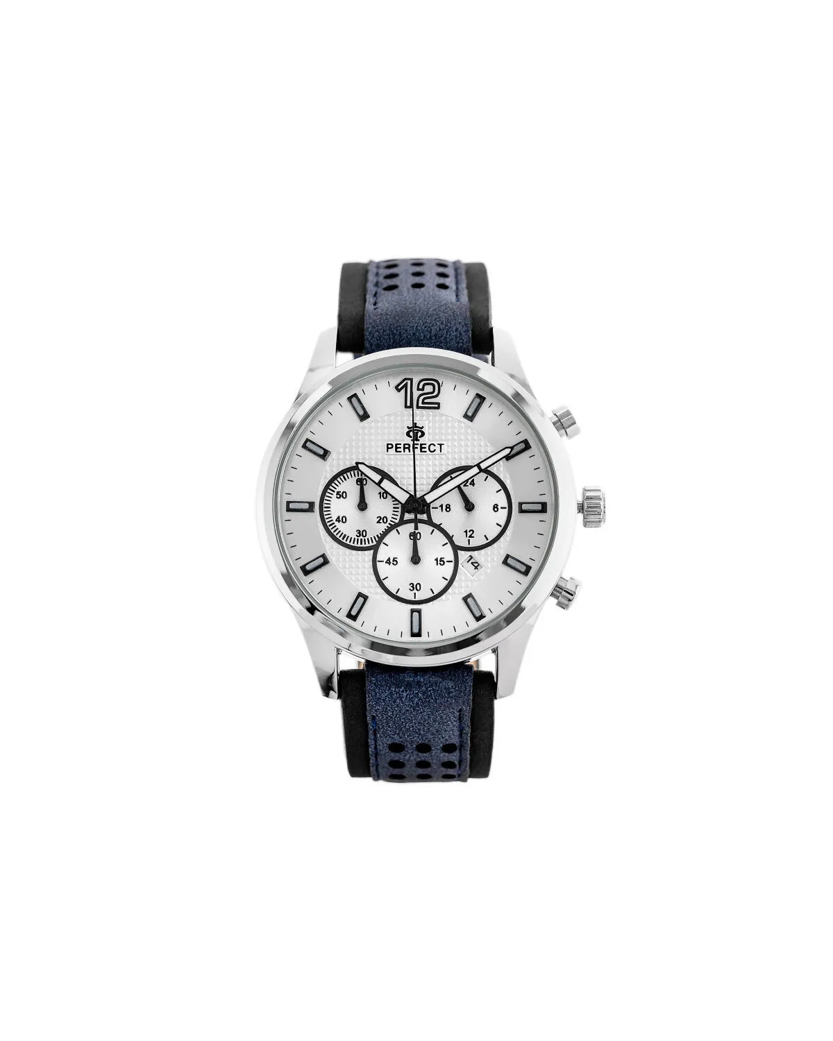 ZEGAREK MĘSKI PERFECT CH01L - CHRONOGRAF (zp354b) + BOX ZEGAREK MĘSKI PERFECT CH01L - CHRONOGRAF (zp354b) + BOX
