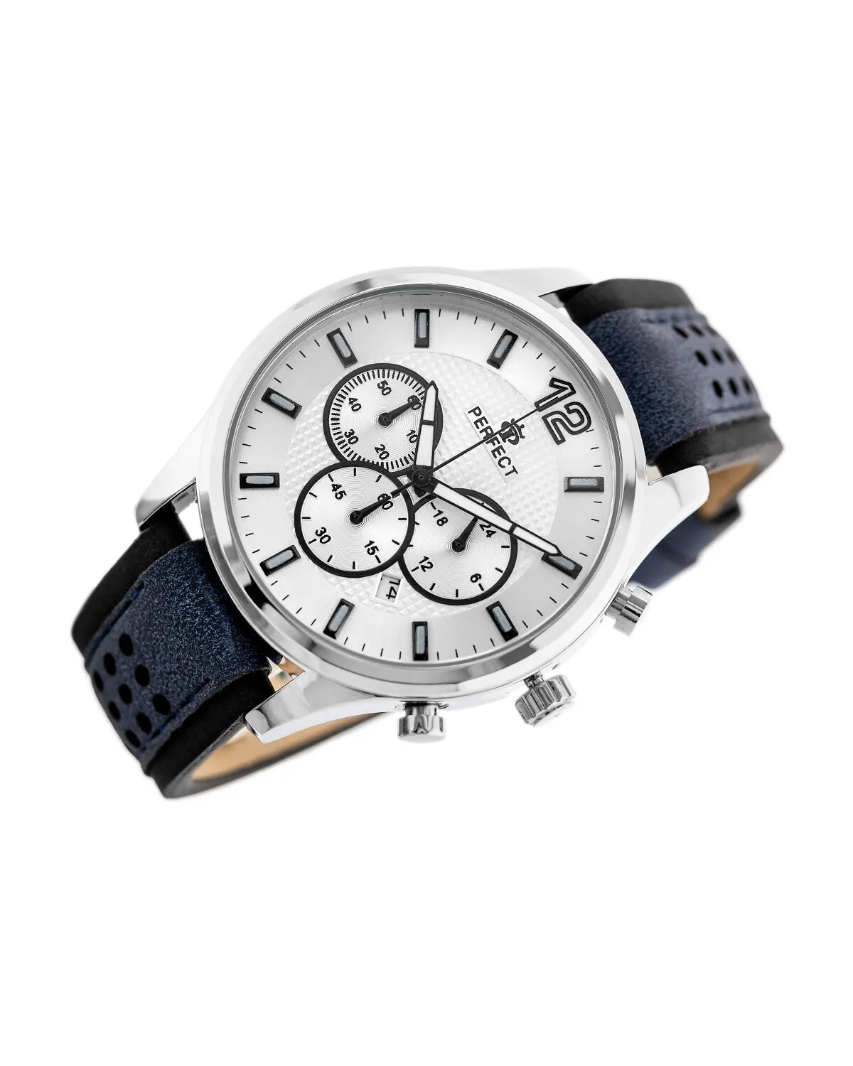 ZEGAREK MĘSKI PERFECT CH01L - CHRONOGRAF (zp354b) + BOX ZEGAREK MĘSKI PERFECT CH01L - CHRONOGRAF (zp354b) + BOX