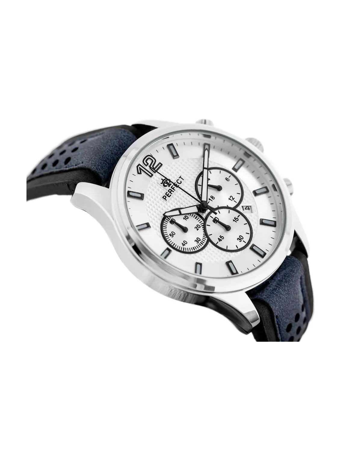 ZEGAREK MĘSKI PERFECT CH01L - CHRONOGRAF (zp354b) + BOX ZEGAREK MĘSKI PERFECT CH01L - CHRONOGRAF (zp354b) + BOX