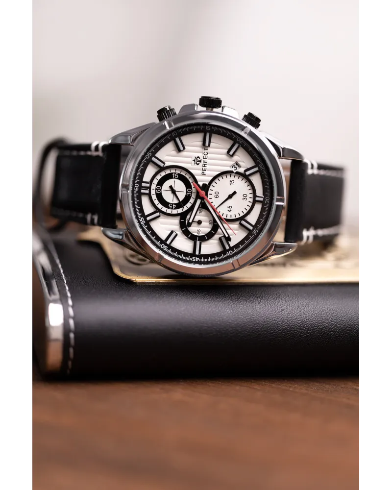 ZEGAREK MĘSKI PERFECT CH03L - CHRONOGRAF (zp352e) + BOX ZEGAREK MĘSKI PERFECT CH03L - CHRONOGRAF (zp352e) + BOX