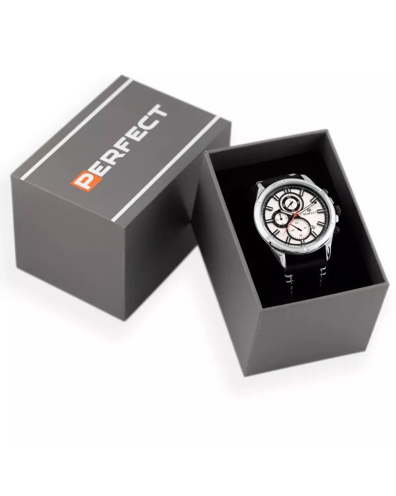 ZEGAREK MĘSKI PERFECT CH03L - CHRONOGRAF (zp352e) + BOX ZEGAREK MĘSKI PERFECT CH03L - CHRONOGRAF (zp352e) + BOX