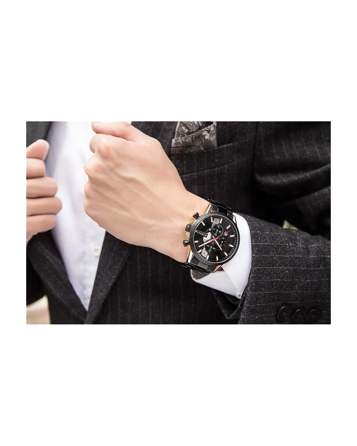 ZEGAREK MĘSKI CURREN 8325 (zc021b) - CHRONOGRAF ZEGAREK MĘSKI CURREN 8325 (zc021b) - CHRONOGRAF