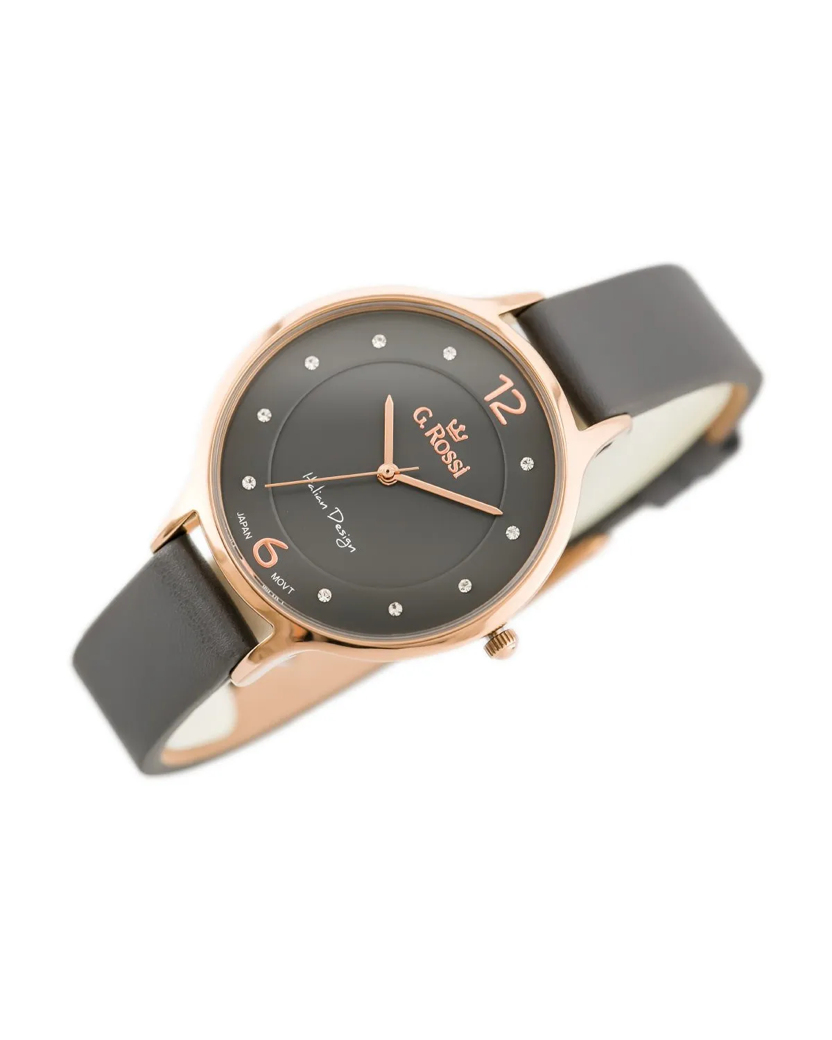 ZEGAREK DAMSKI G. ROSSI - 10411A-1B3 NA PASKU (zg714d) + BOX