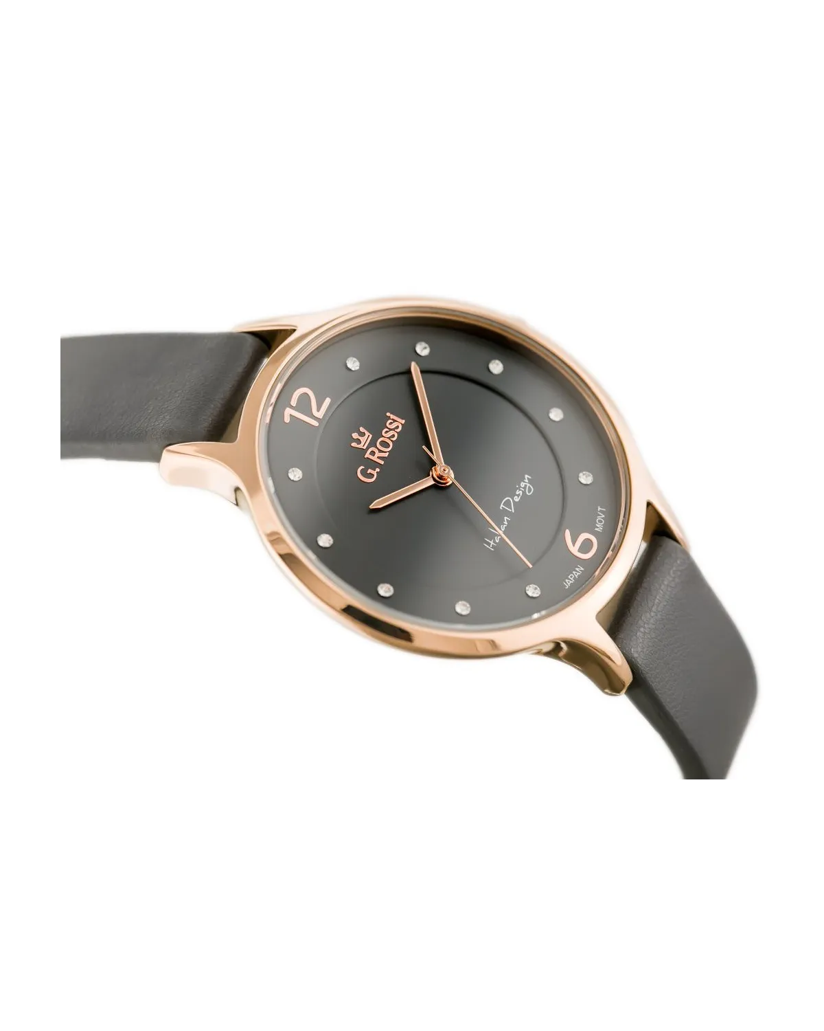 ZEGAREK DAMSKI G. ROSSI - 10411A-1B3 NA PASKU (zg714d) + BOX