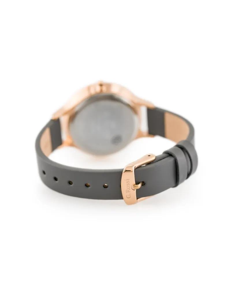 ZEGAREK DAMSKI G. ROSSI - 10411A-1B3 NA PASKU (zg714d) + BOX