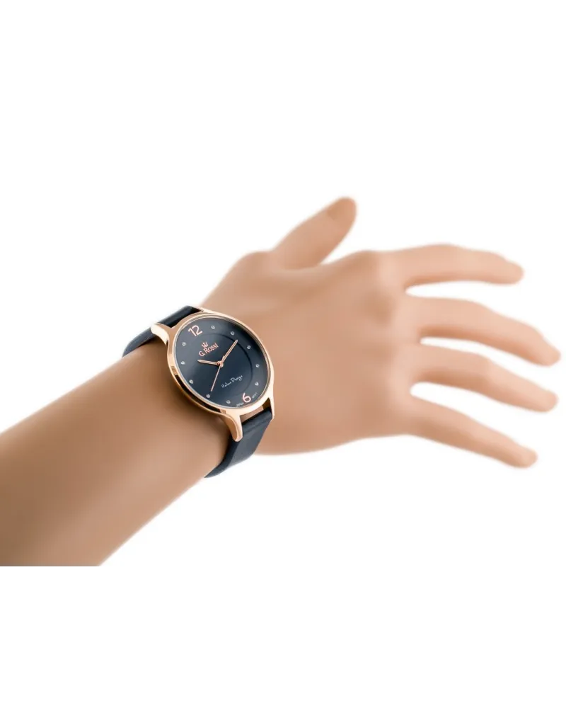 ZEGAREK DAMSKI G. ROSSI - 10411A-6F3 NA PASKU  (zg714g) + BOX