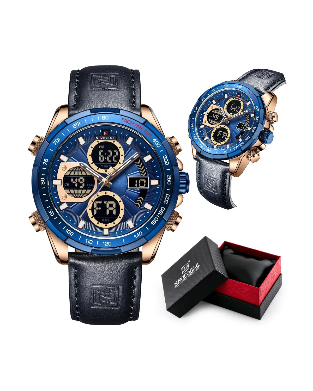 ZEGAREK MĘSKI NAVIFORCE NF9197L RG/BE/BE + BOX