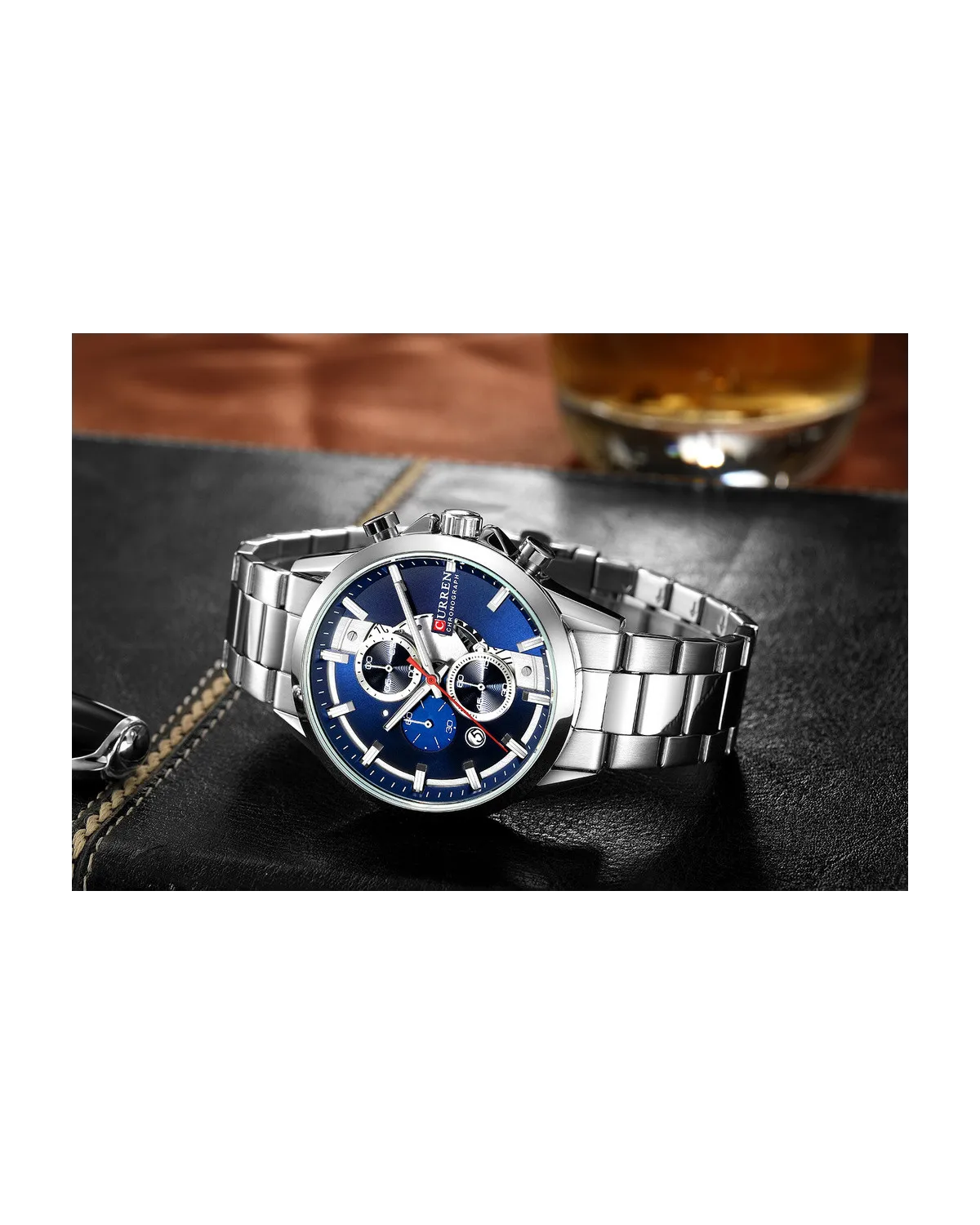 ZEGAREK MĘSKI CURREN 8325 (zc021a) - CHRONOGRAF