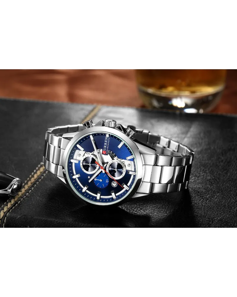 ZEGAREK MĘSKI CURREN 8325 (zc021a) - CHRONOGRAF