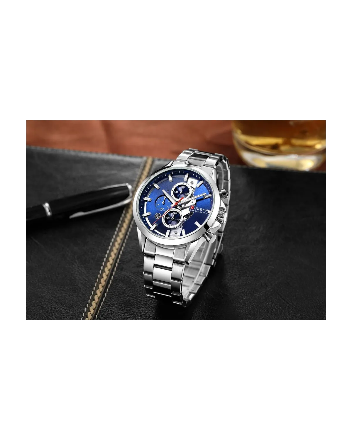 ZEGAREK MĘSKI CURREN 8325 (zc021a) - CHRONOGRAF