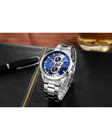ZEGAREK MĘSKI CURREN 8325 (zc021a) - CHRONOGRAF