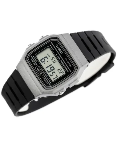 ZEGAREK MĘSKI CASIO F-91WM-1BDF (zd102d)  + BOX