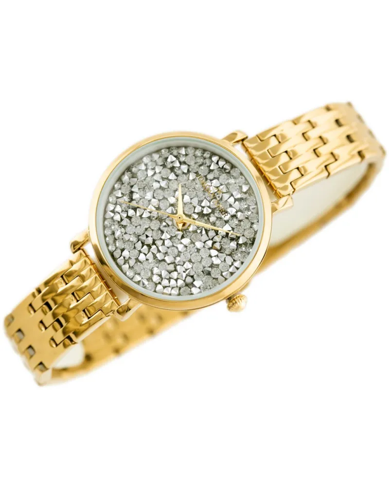 ZEGAREK DAMSKI JORDAN KERR - SS357 (zj926d) gold/silver
