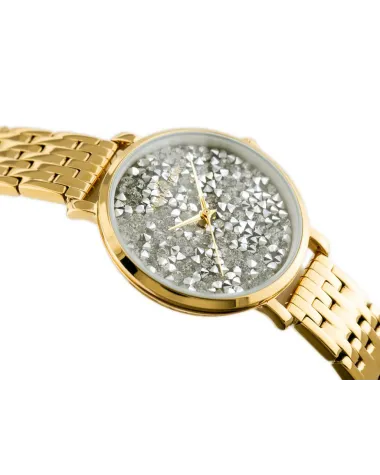 ZEGAREK DAMSKI JORDAN KERR - SS357 (zj926d) gold/silver