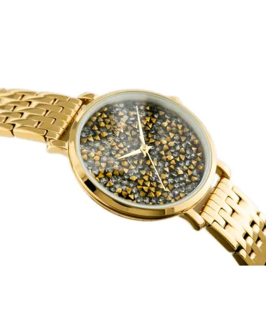 ZEGAREK DAMSKI JORDAN KERR - SS357 (zj926f) gold/graphite