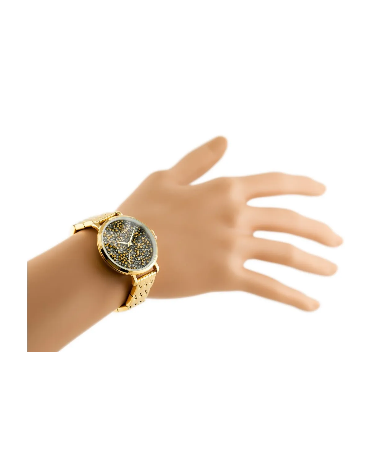ZEGAREK DAMSKI JORDAN KERR - SS357 (zj926f) gold/graphite
