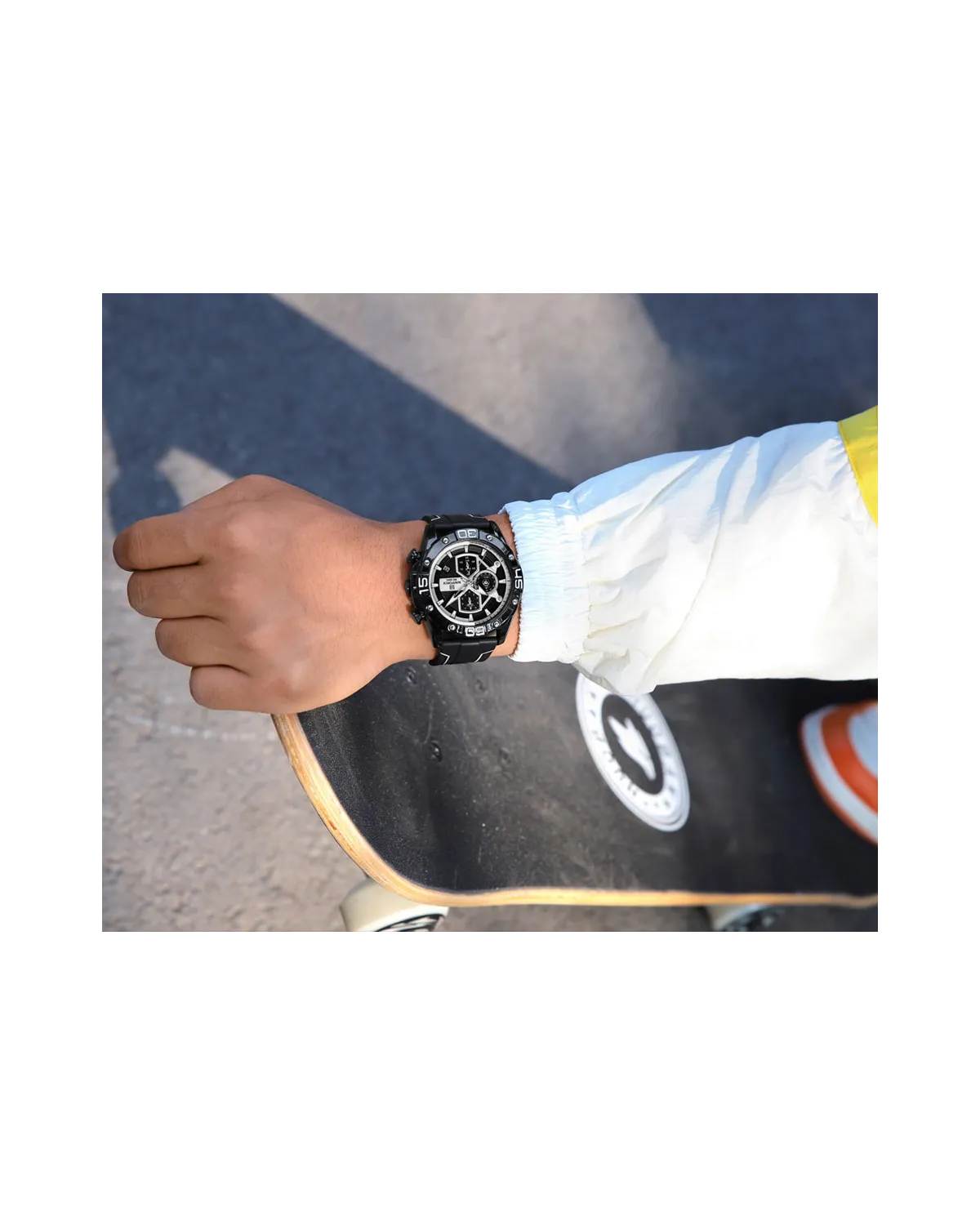 ZEGAREK MĘSKI NAVIFORCE NF8018T - CHRONOGRAF (zn123a) + BOX