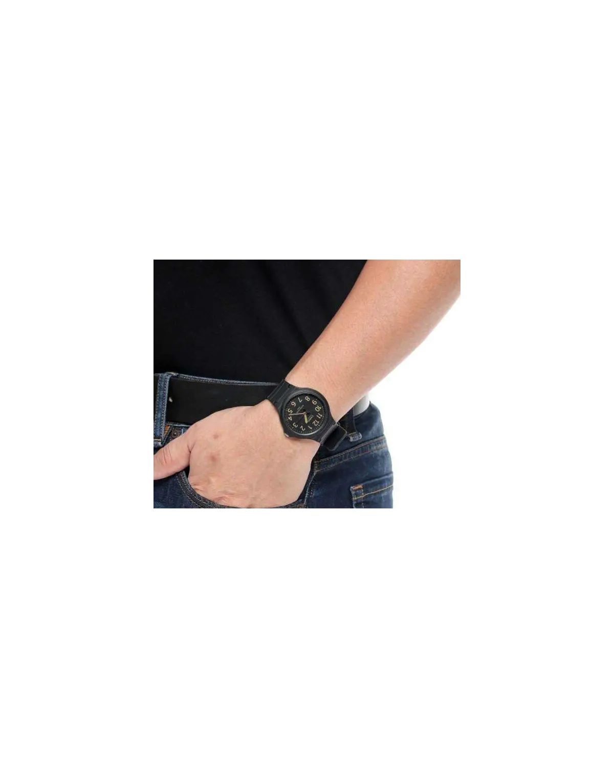 ZEGAREK MĘSKI CASIO MW-240-1B2 (zd166h) - KLASYKA + BOX ZEGAREK MĘSKI CASIO MW-240-1B2 (zd166h) - KLASYKA + BOX