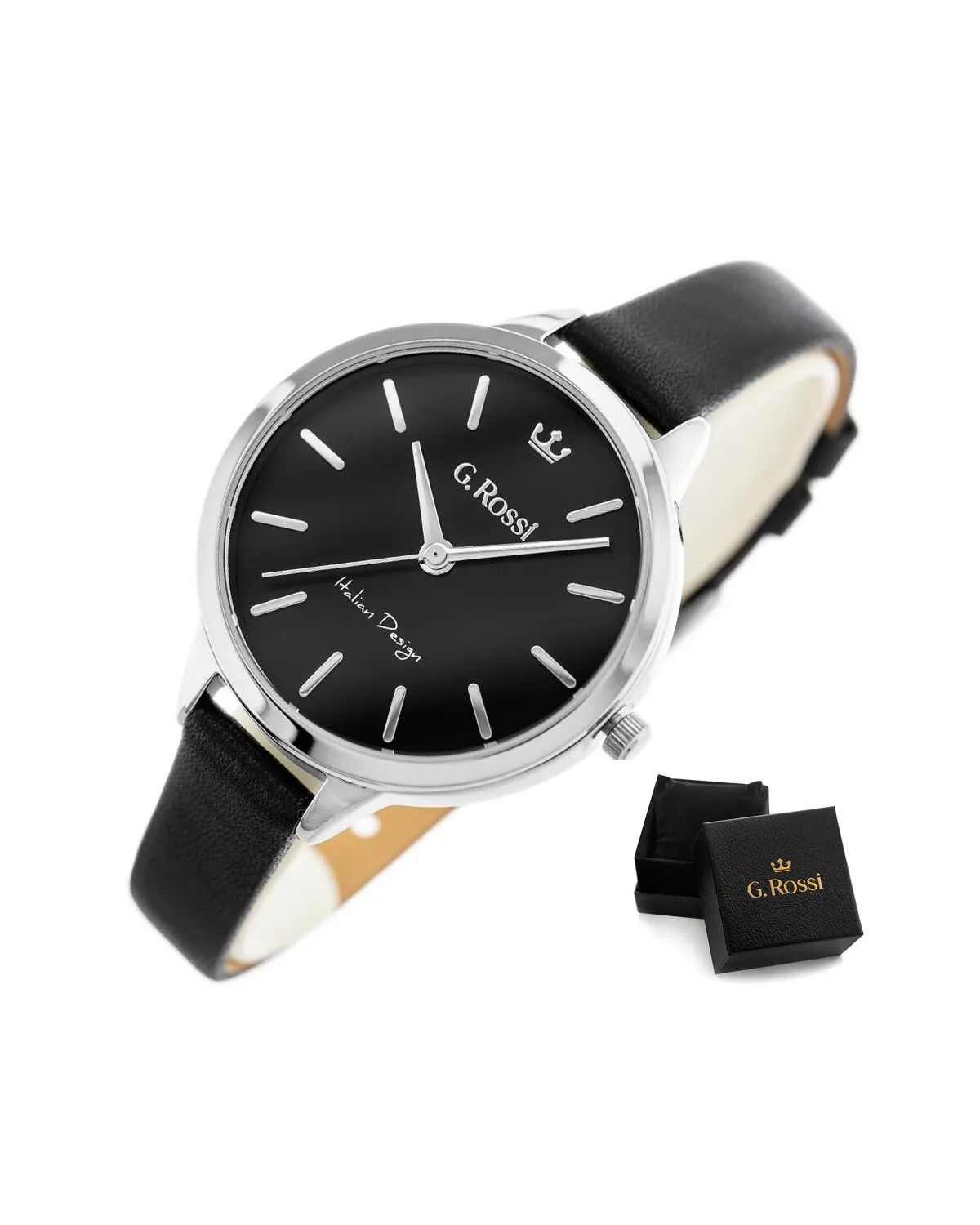 ZEGAREK G. ROSSI - 10296A5-1A1 (zg863a) + BOX ZEGAREK G. ROSSI - 10296A5-1A1 (zg863a) + BOX