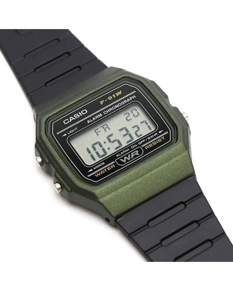 ZEGAREK MĘSKI CASIO F-91WM-3AER (zd102f) + BOX