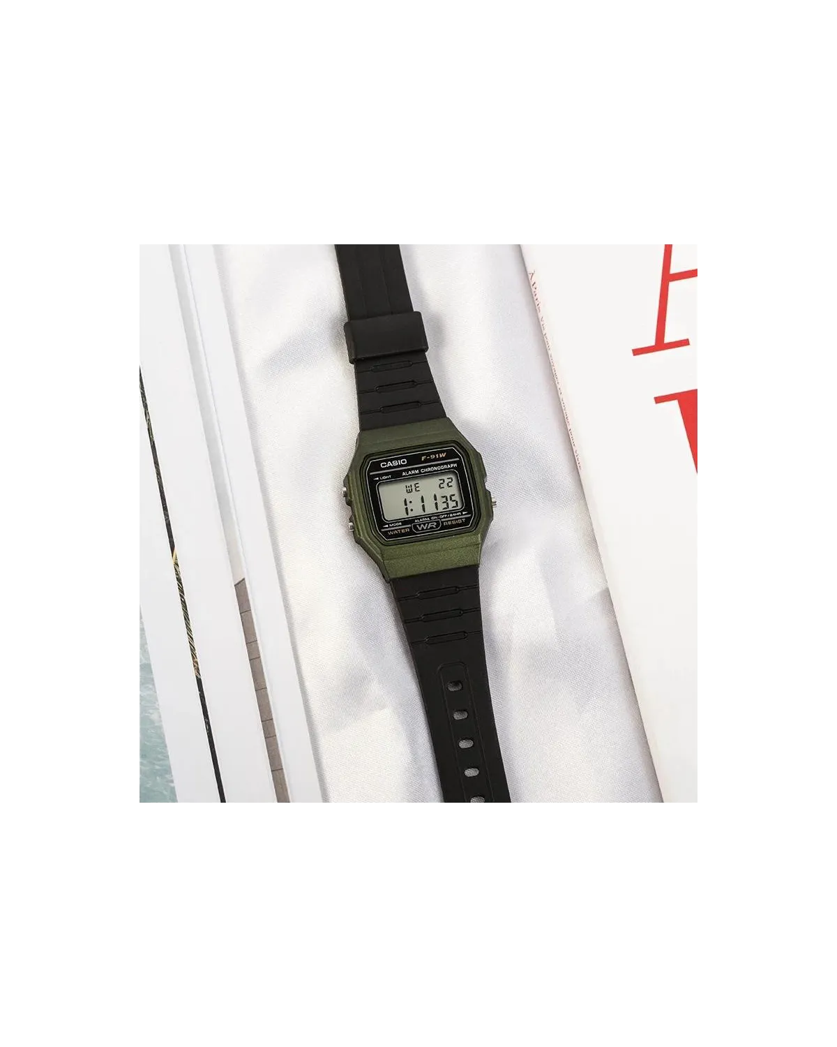 ZEGAREK MĘSKI CASIO F-91WM-3AER (zd102f) + BOX