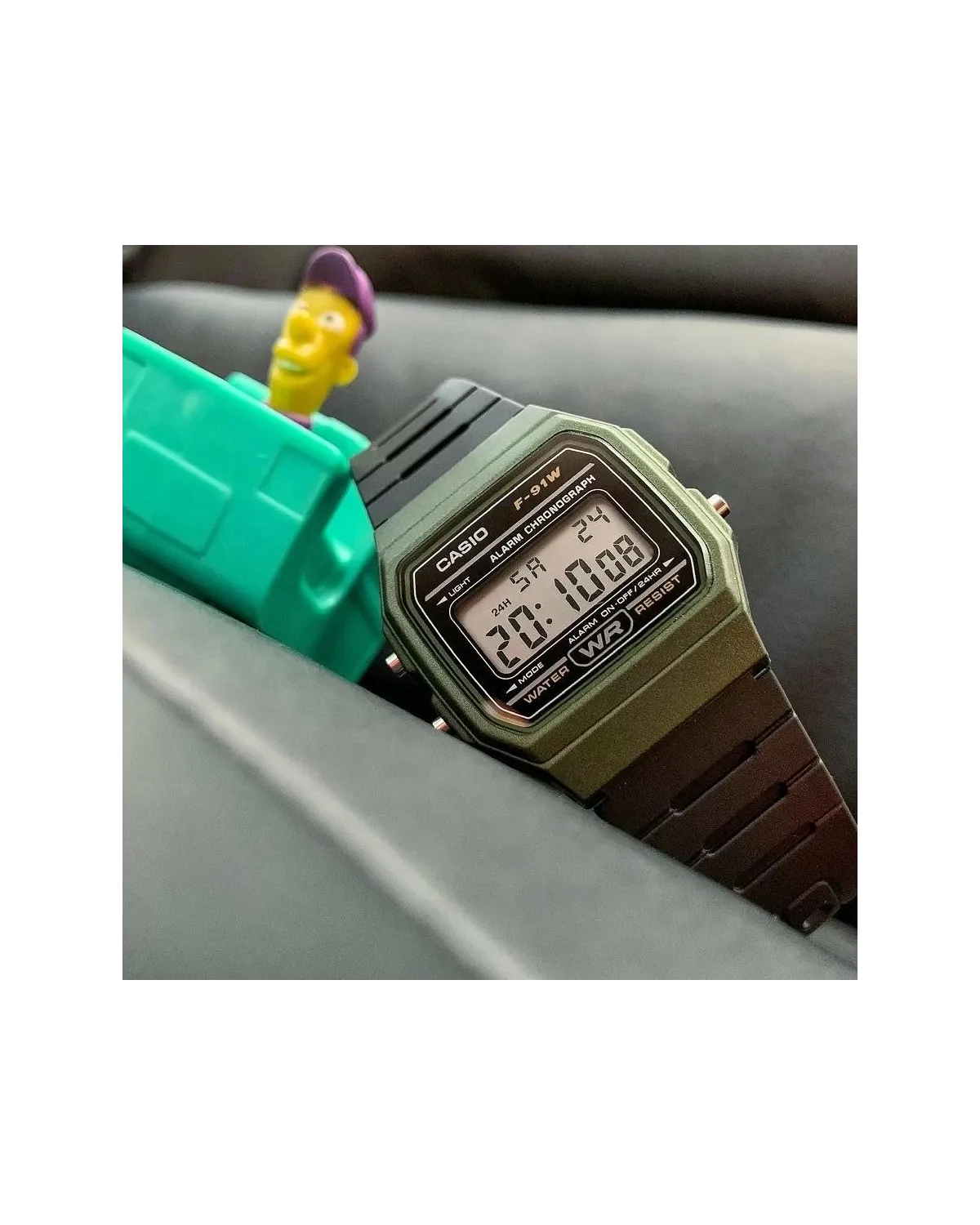 ZEGAREK MĘSKI CASIO F-91WM-3AER (zd102f) + BOX