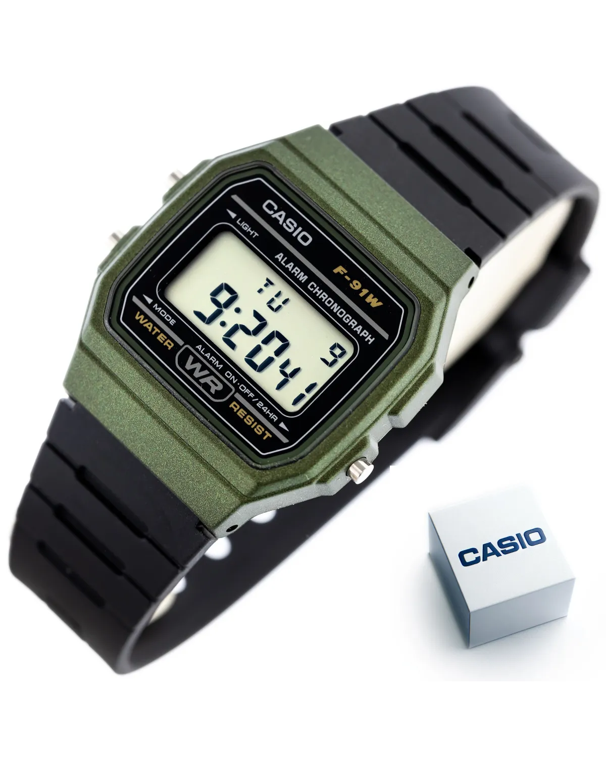 ZEGAREK MĘSKI CASIO F-91WM-3AER (zd102f) + BOX