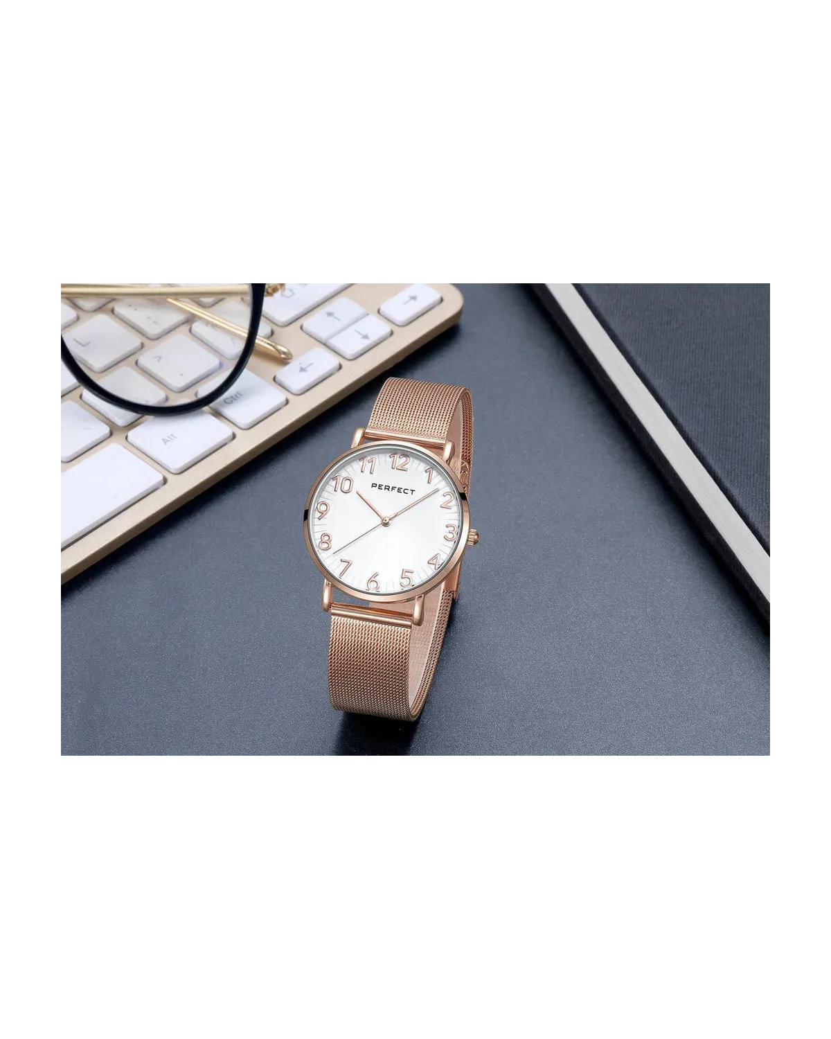 ZEGAREK DAMSKI PERFECT F342-07 (zp514d) + BOX