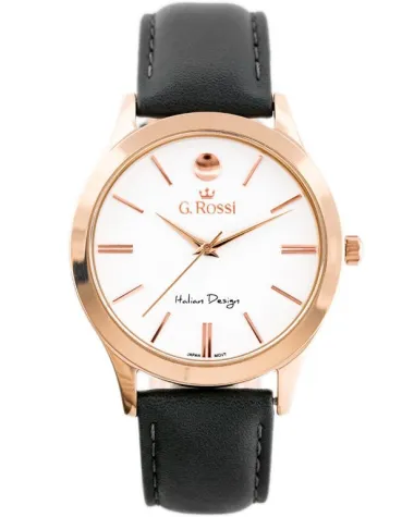 ZEGAREK G. ROSSI - 10398A-3G3 (zg783g) r.g./gray + BOX