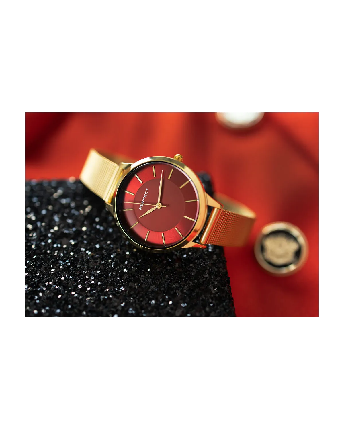 ZEGAREK DAMSKI PERFECT F359-06 (zp513b) + BOX