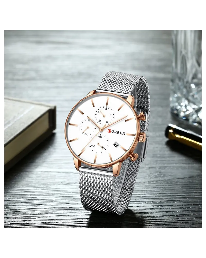 ZEGAREK MĘSKI CURREN 8339 (zc015b) - CHRONOGRAF ZEGAREK MĘSKI CURREN 8339 (zc015b) - CHRONOGRAF