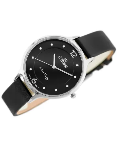 ZEGAREK DAMSKI G. ROSSI - 10411A-1A1 NA PASKU (zg714e) + BOX