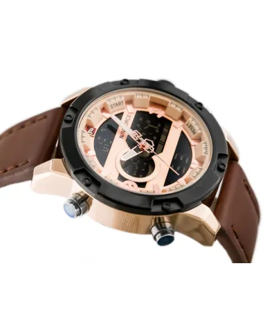 ZEGAREK MĘSKI NAVIFORCE - NF9097 (zn043e) - brown/rosegold ZEGAREK MĘSKI NAVIFORCE - NF9097 (zn043e) - brown/rosegold