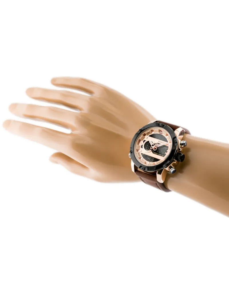 ZEGAREK MĘSKI NAVIFORCE - NF9097 (zn043e) - brown/rosegold ZEGAREK MĘSKI NAVIFORCE - NF9097 (zn043e) - brown/rosegold