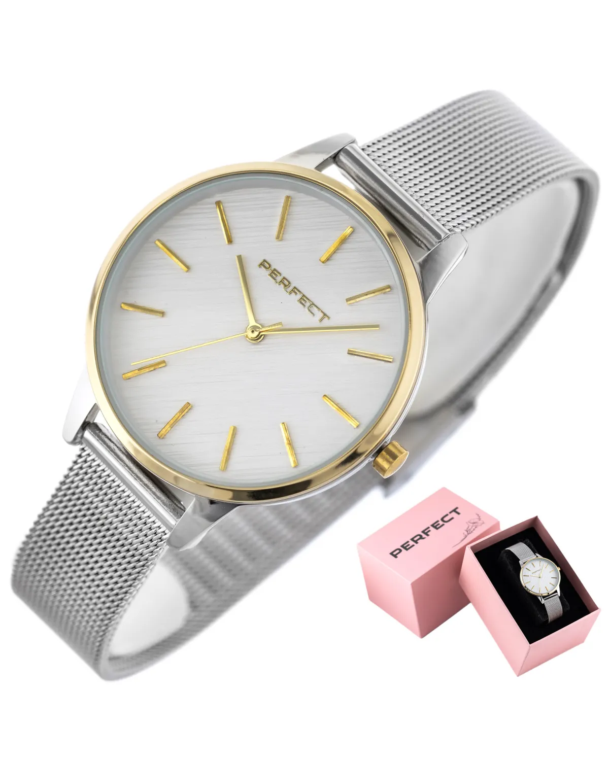ZEGAREK DAMSKI PERFECT F374-02 (zp527b) + BOX