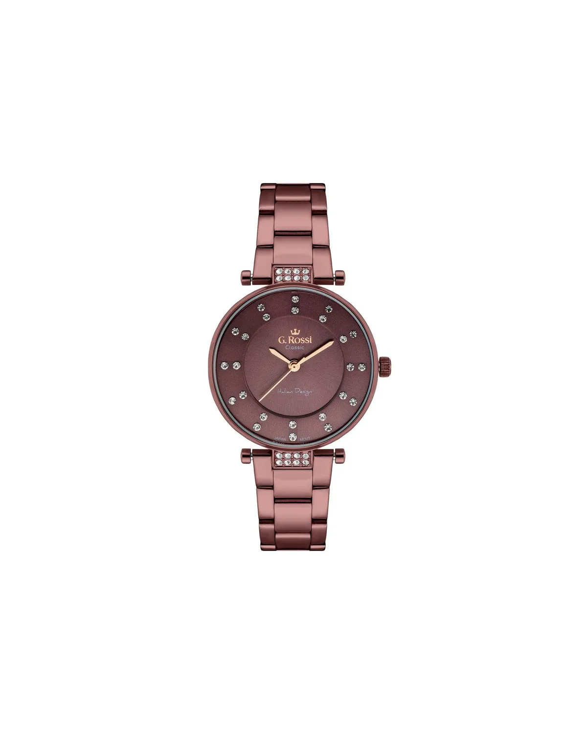 ZEGAREK G. ROSSI - C5131B-2B3 (zg780d) violet + BOX ZEGAREK G. ROSSI - C5131B-2B3 (zg780d) violet + BOX