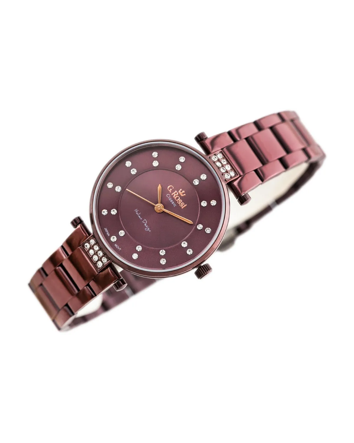 ZEGAREK G. ROSSI - C5131B-2B3 (zg780d) violet + BOX ZEGAREK G. ROSSI - C5131B-2B3 (zg780d) violet + BOX